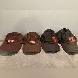 Dunkin’ Donuts Hat Collection - lightly used- Soft Adjustable